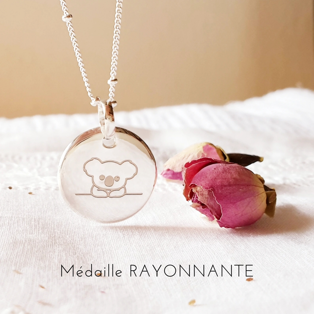 collier personnalise dessin panda