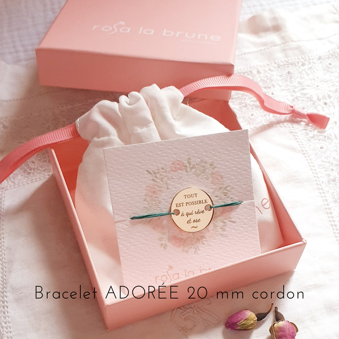 bijou cadeau message reve ose