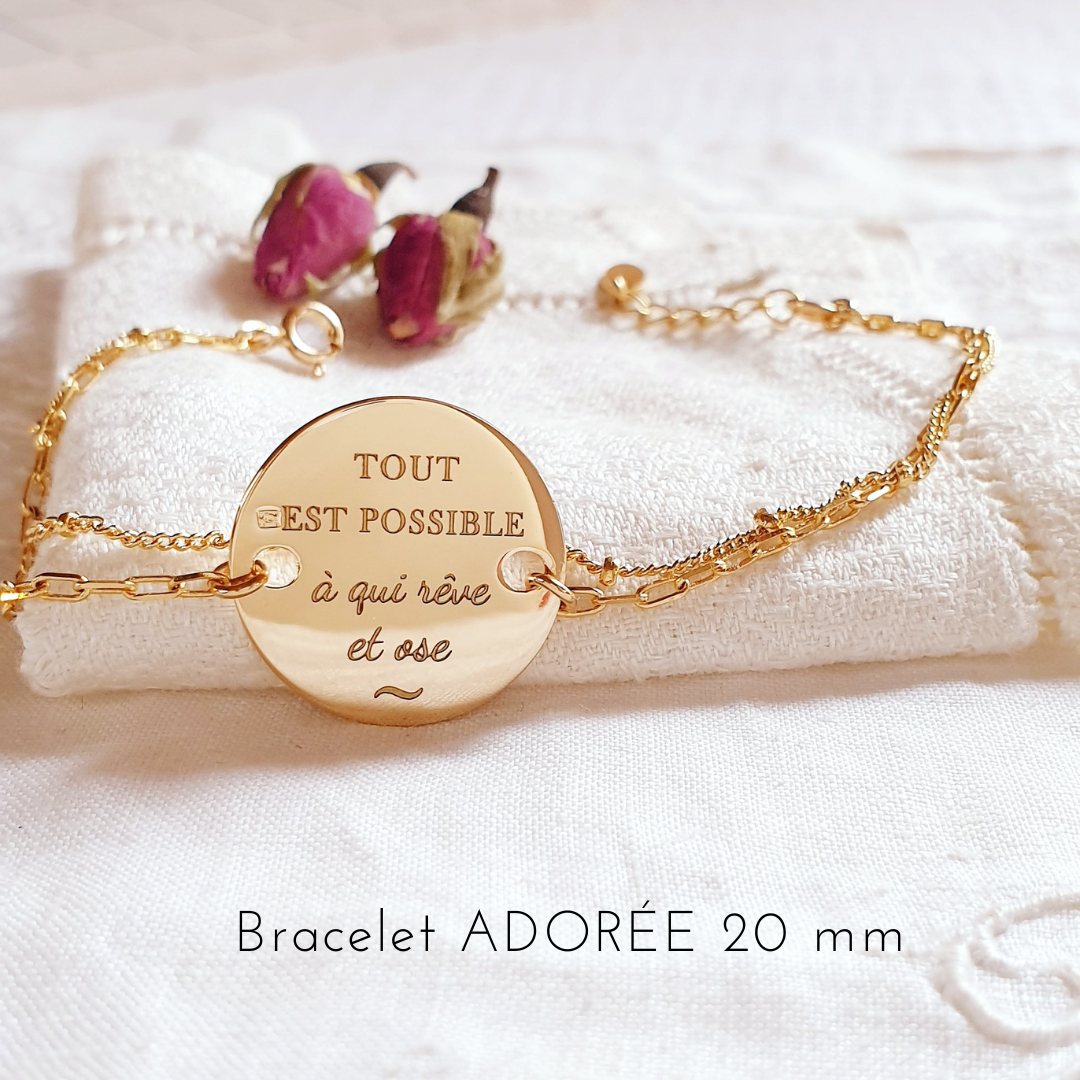 bracelet reve ose message