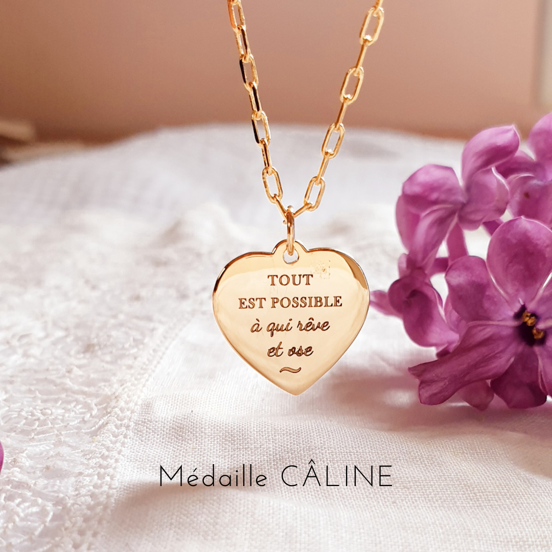 medaille coeur possible reve ose