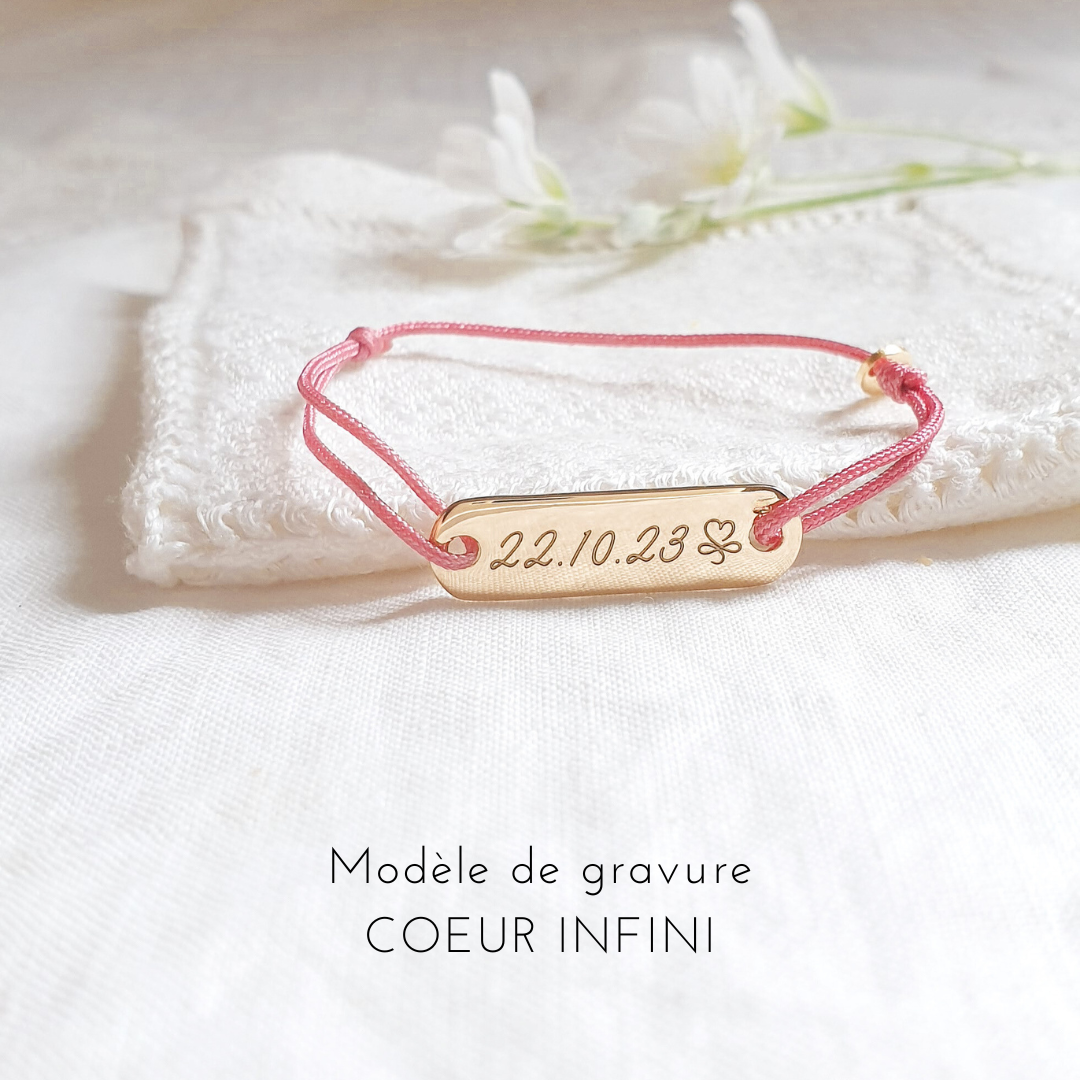 bracelet bapteme gourmette grave