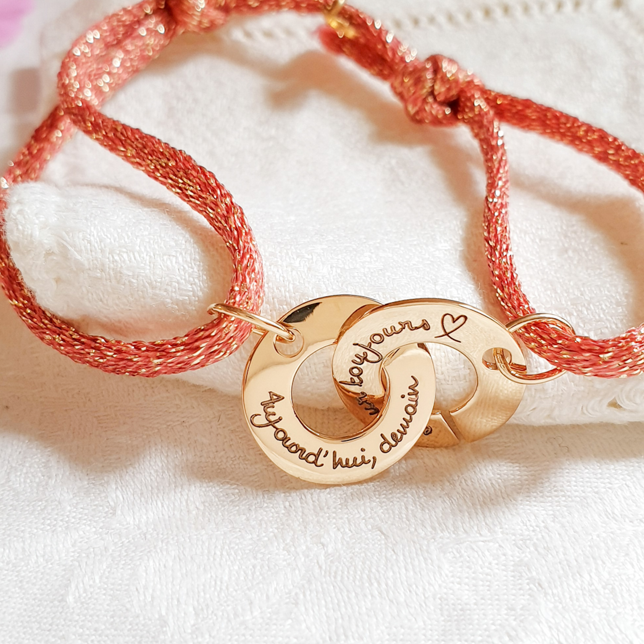INSEPARABLE bracelet femme menotte - Bijou Or