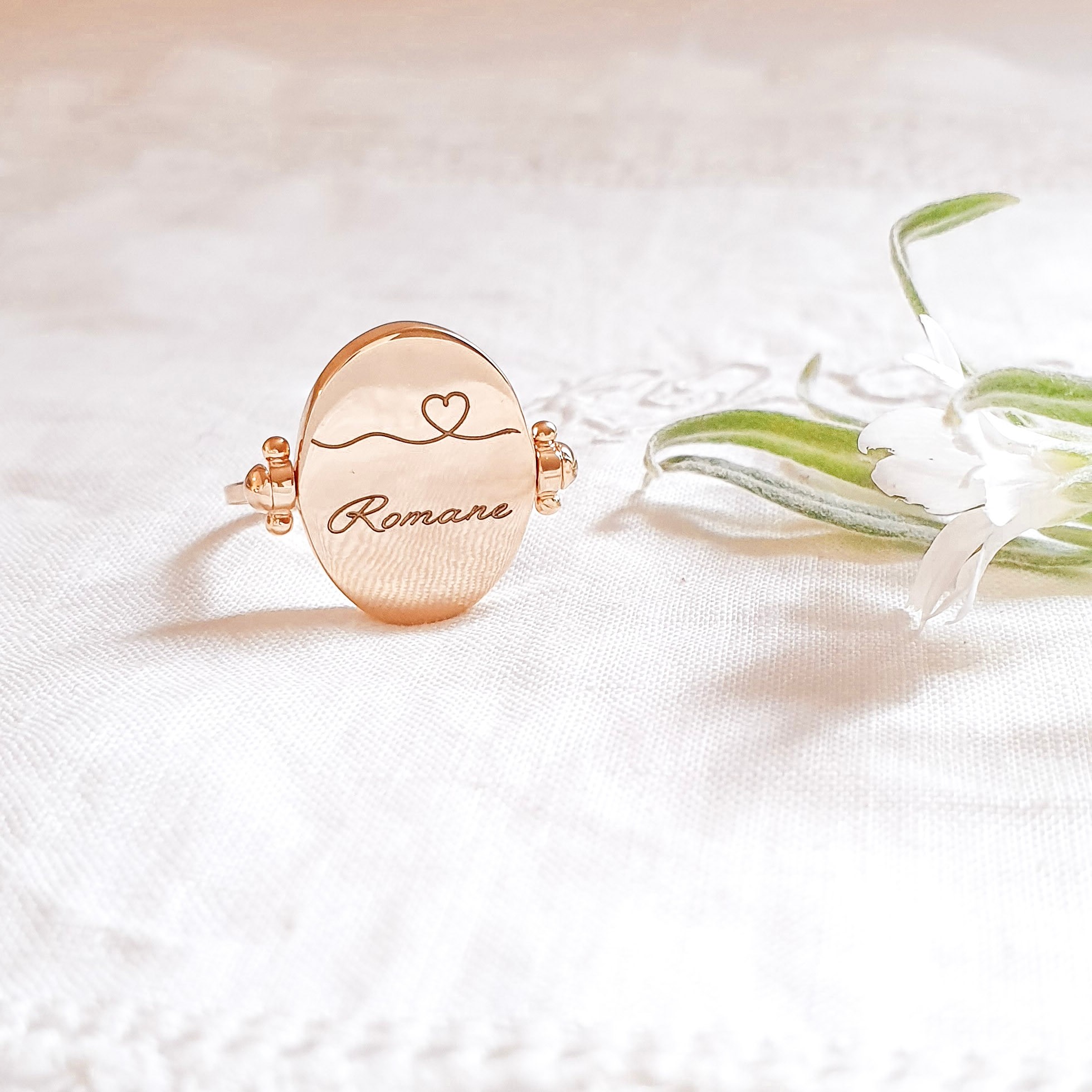 bague personnalisee prenom
