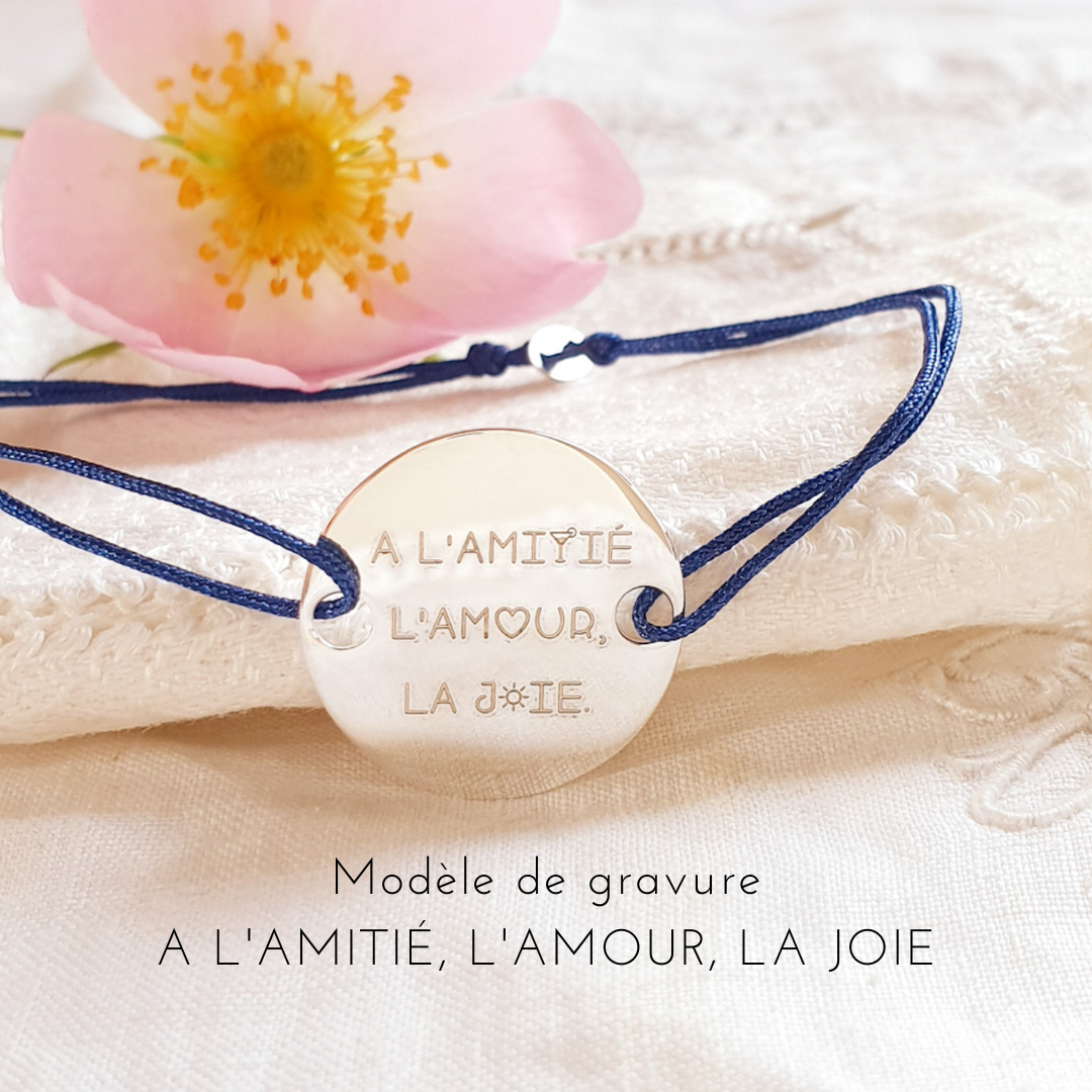 bracelet amitie homme grave