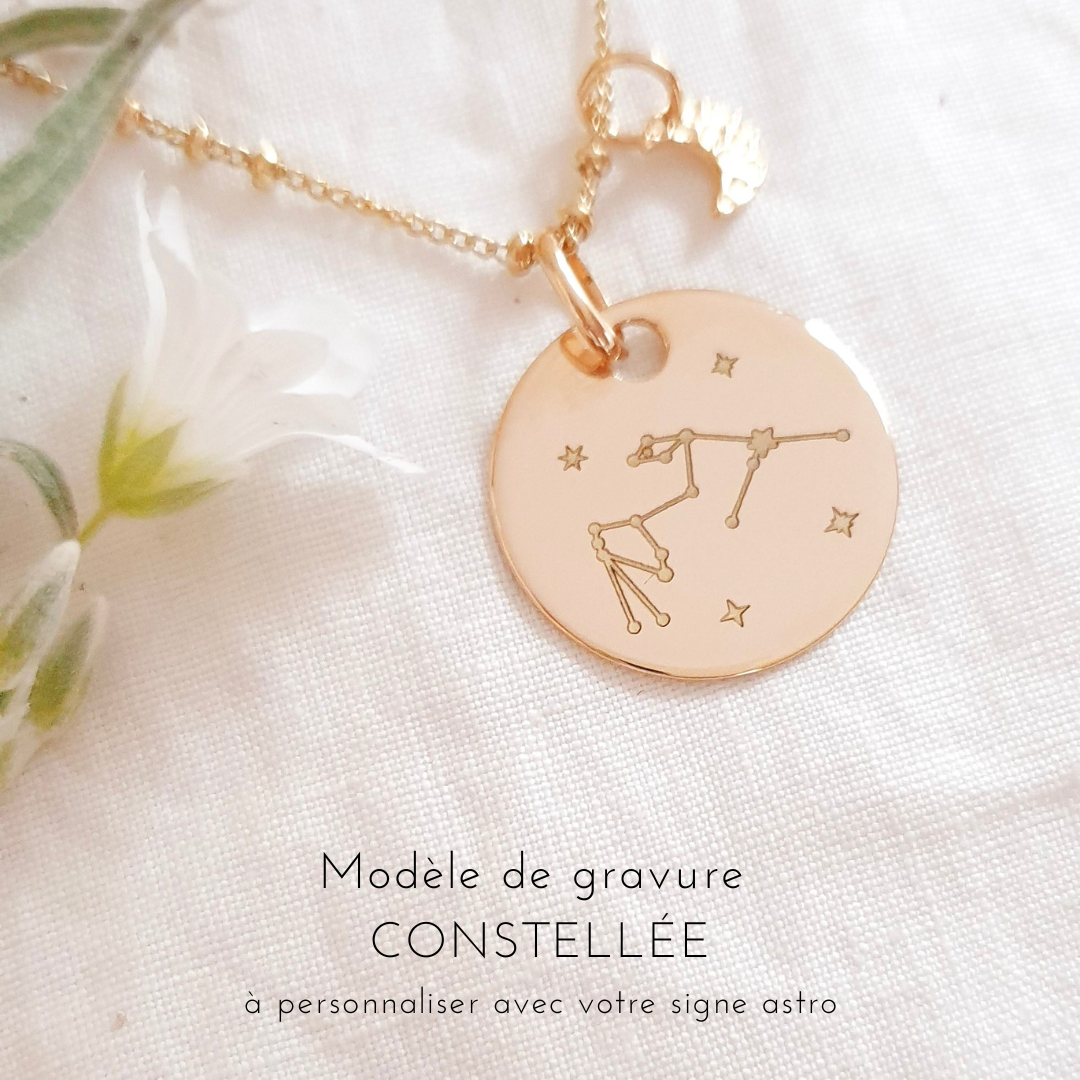 collier astro verseau grave