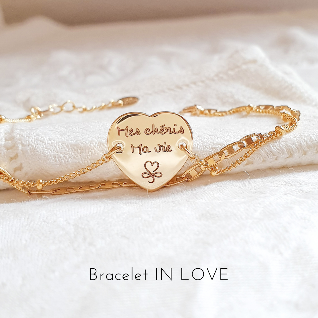 bracelet maman coeur infini