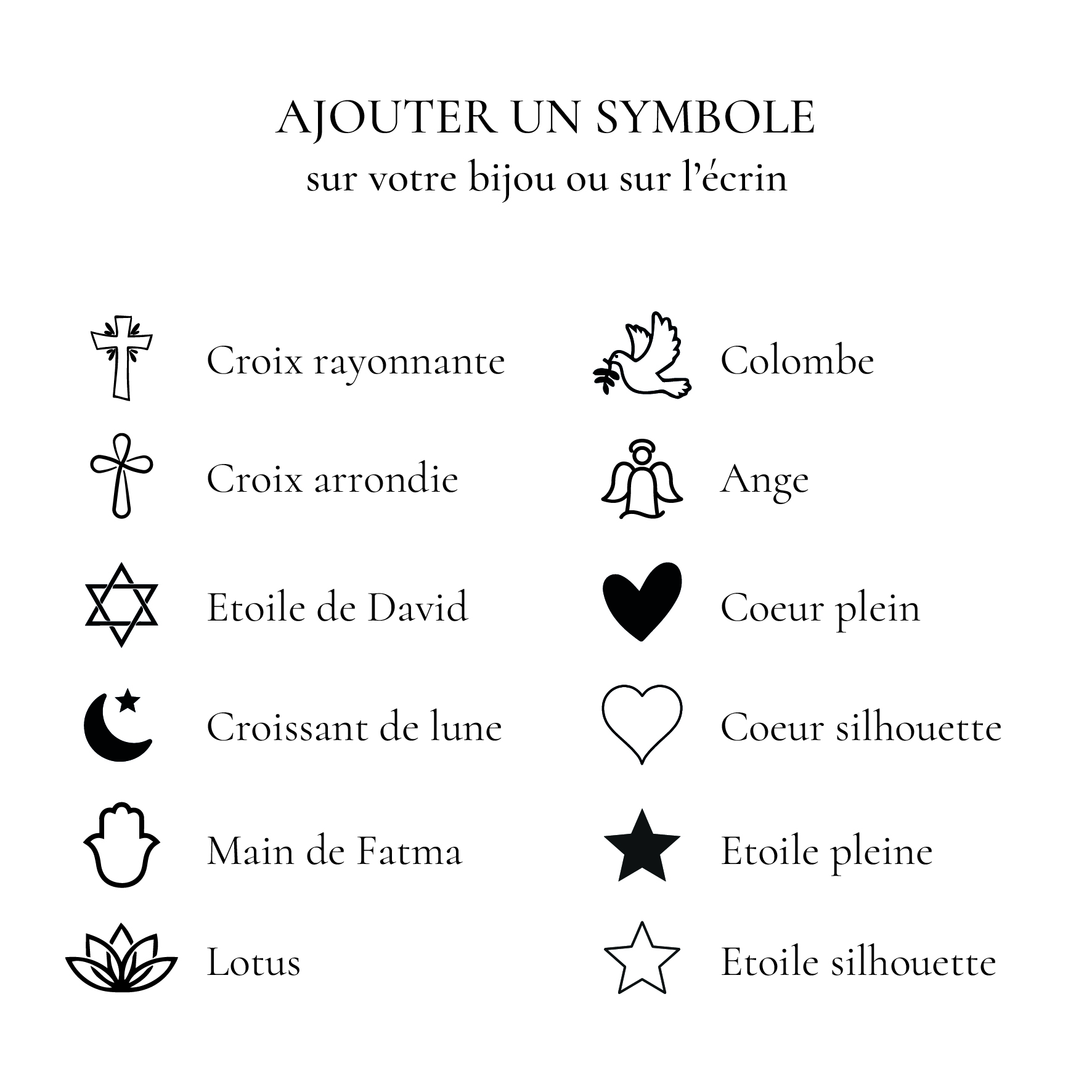 admin symboles religieux