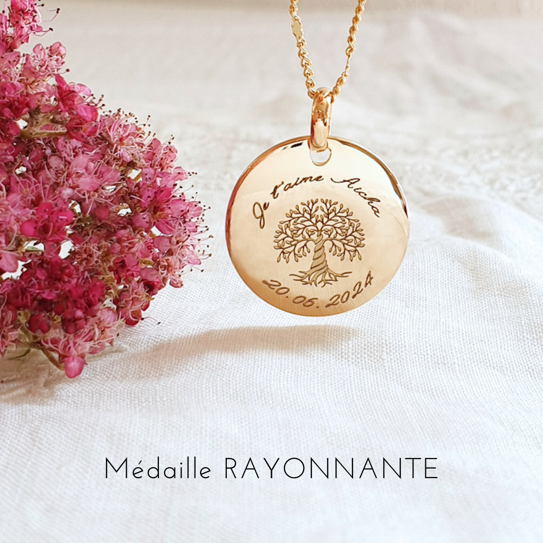 pendentif arbre de vie prenom naissance