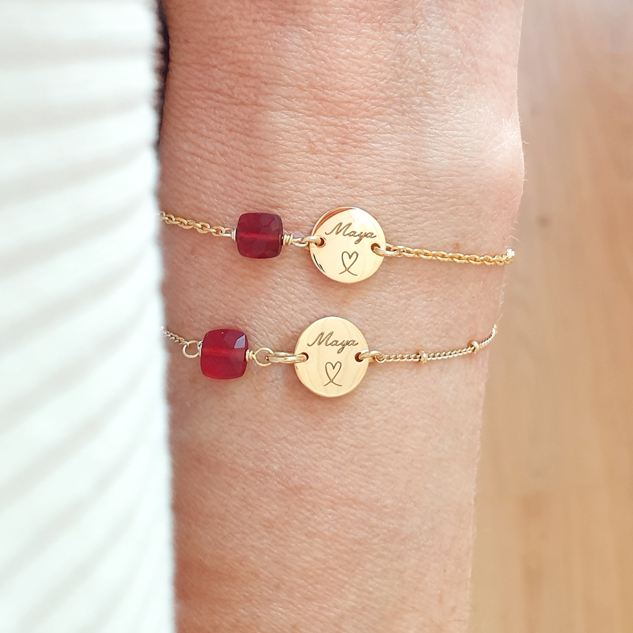bracelet prenom pierre naissance janvier
