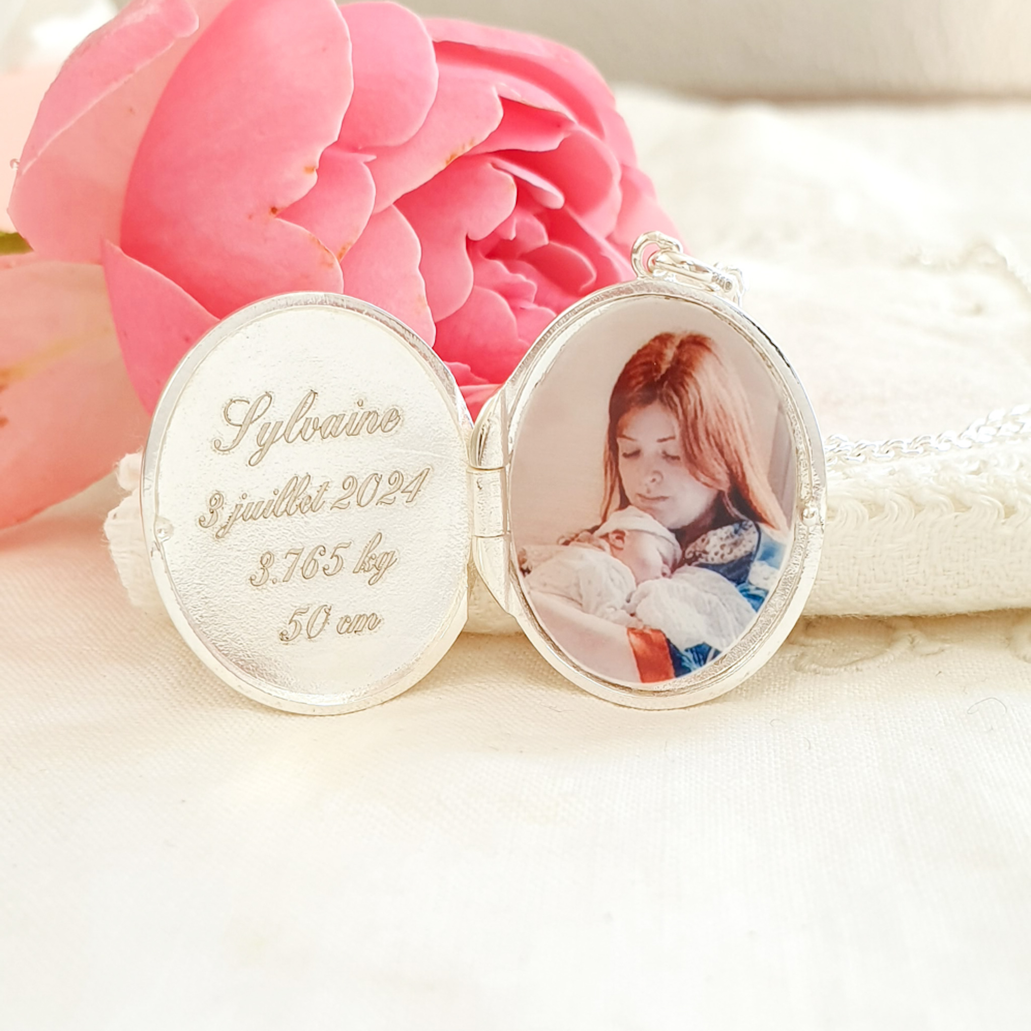 bijoux photos cadeaux de naissance pour la maman