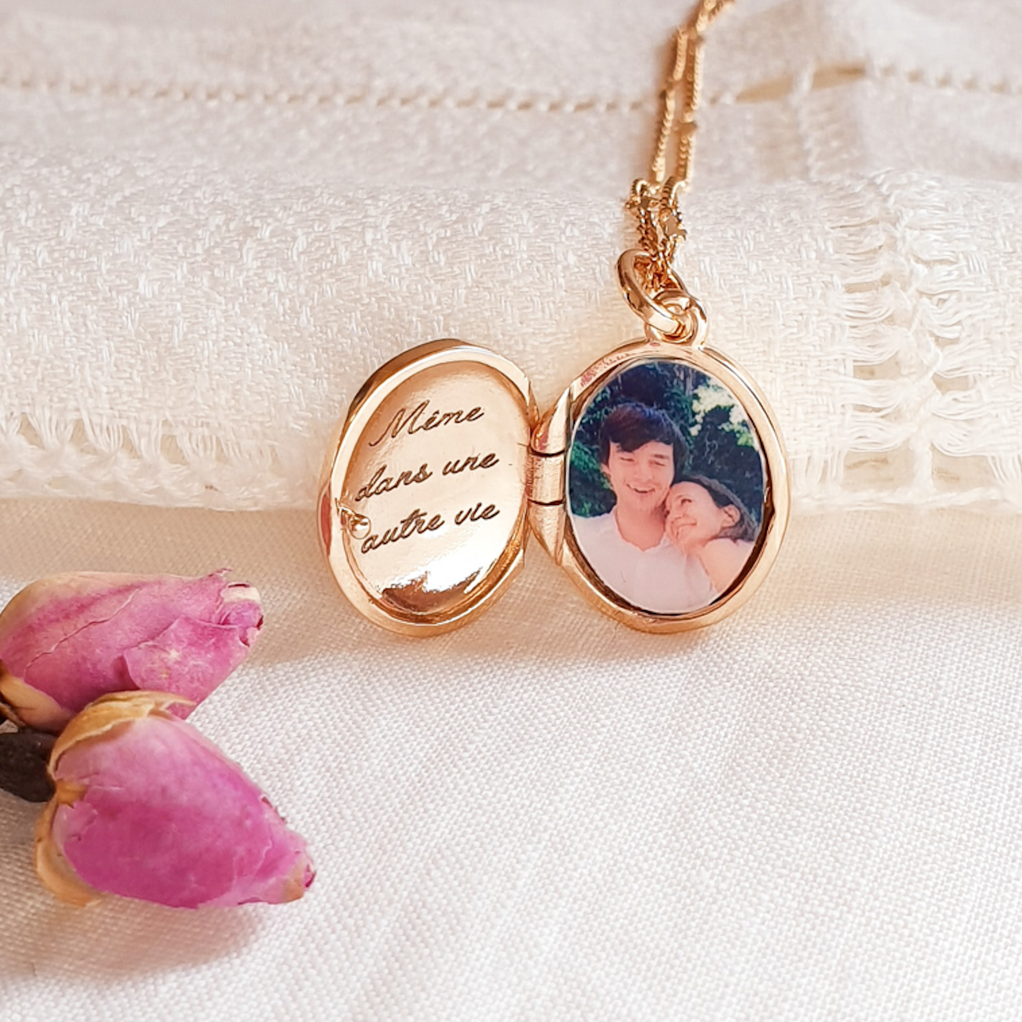 pendentif gravure photo idee cadeau amoureuse