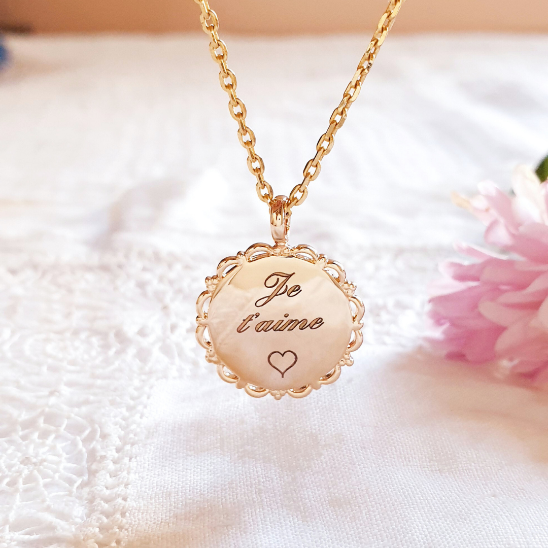 Plaqué Or Medaillon Or Femme Collier Medaillon En Or Collier