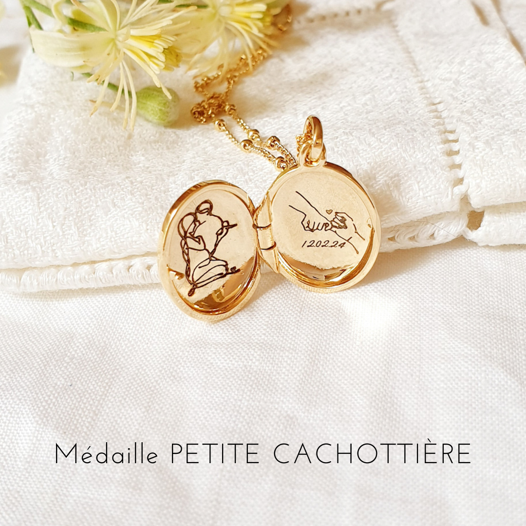 gravure bijou dessin deux mains amour amie