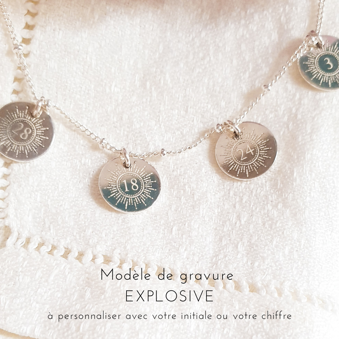 bracelet breloque original argent