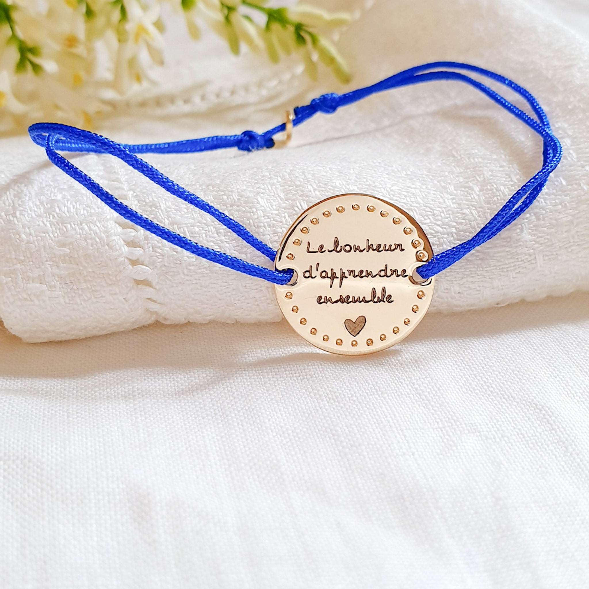 bracelet maitresse personnalise