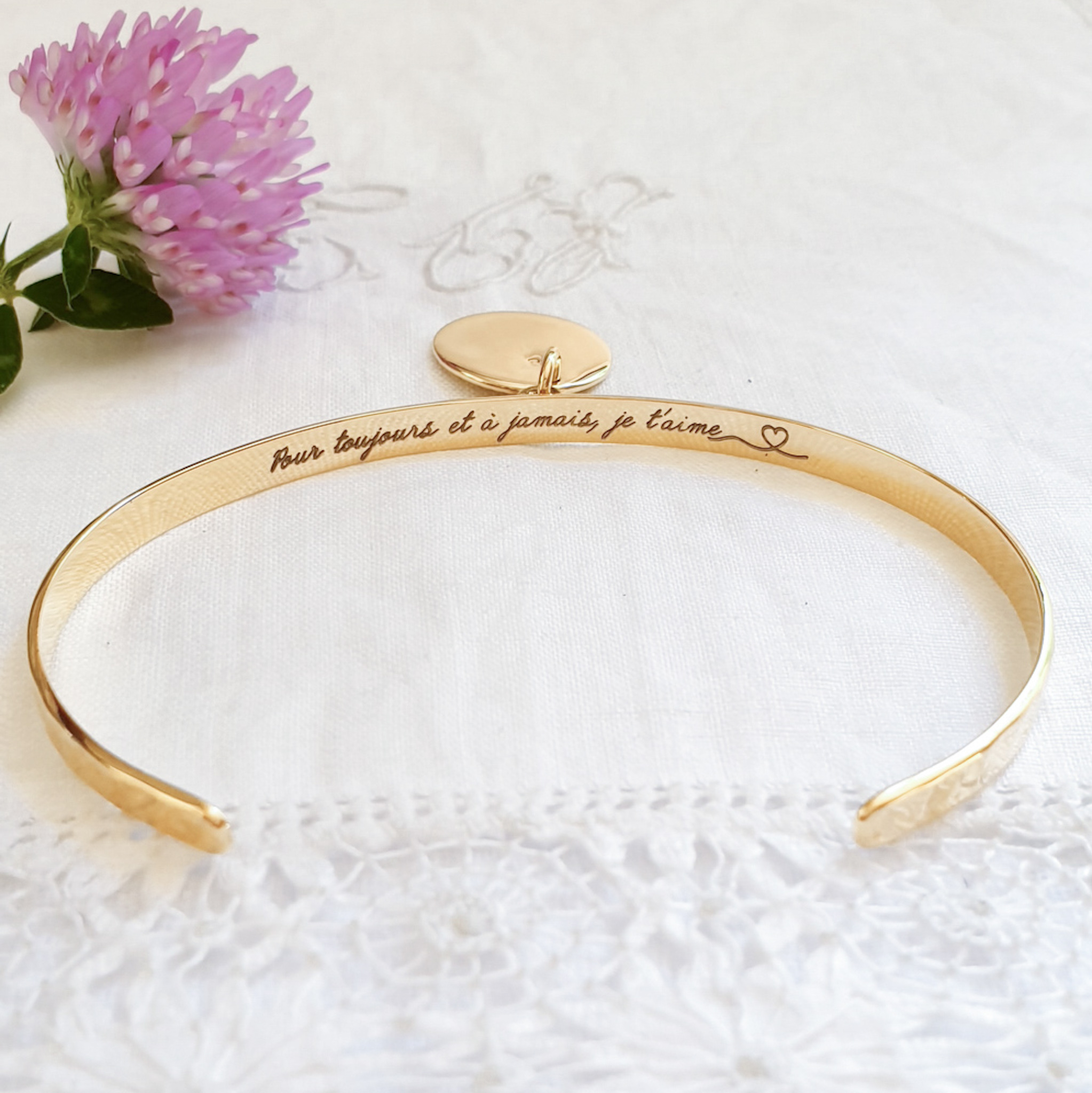 bracelet grave je t aime cadeau cherie