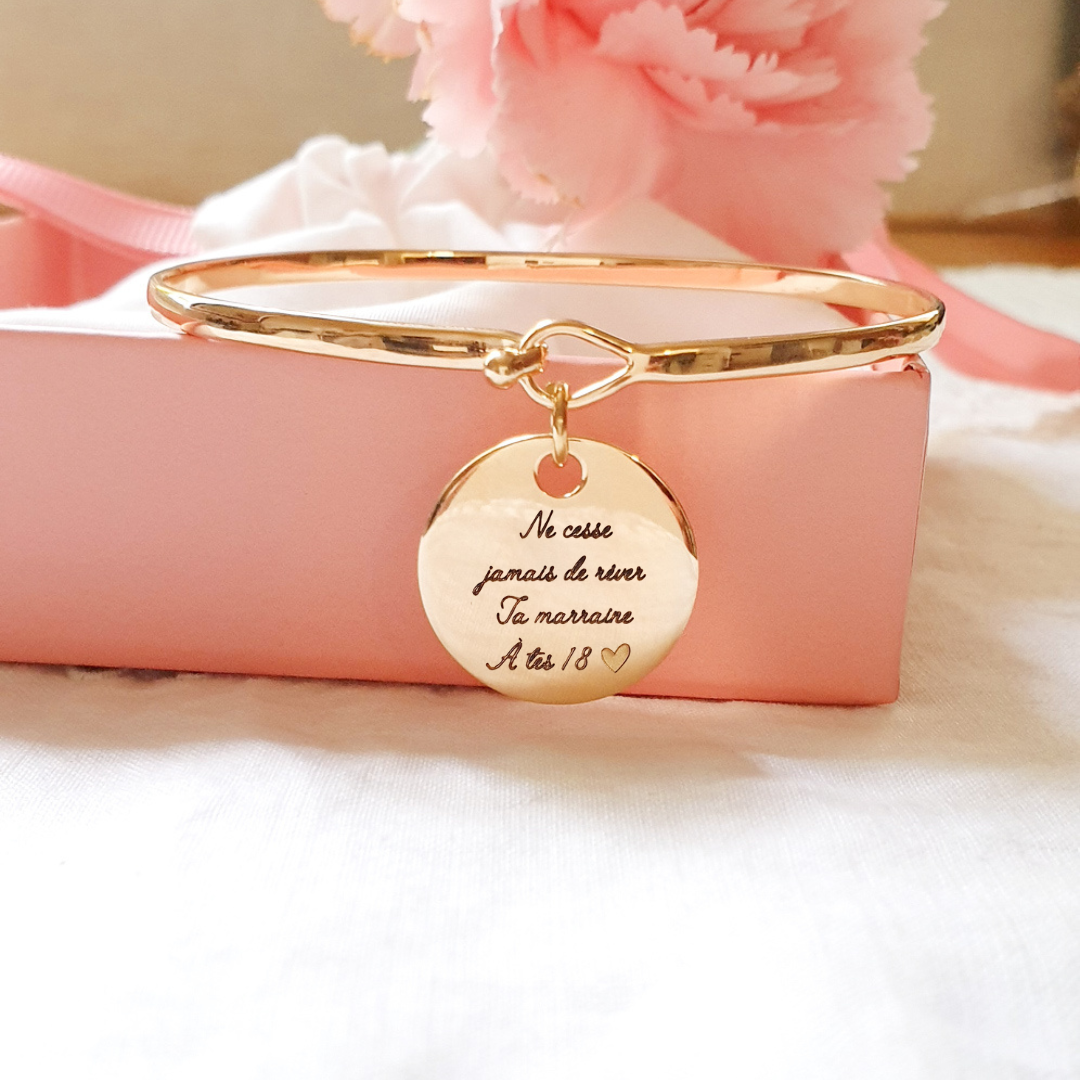 bijou anniversaire personnalisable 18 ans