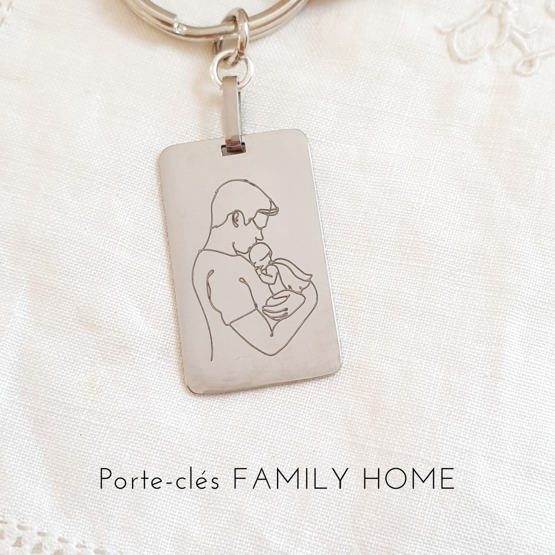 porte cle papange deuil bebe