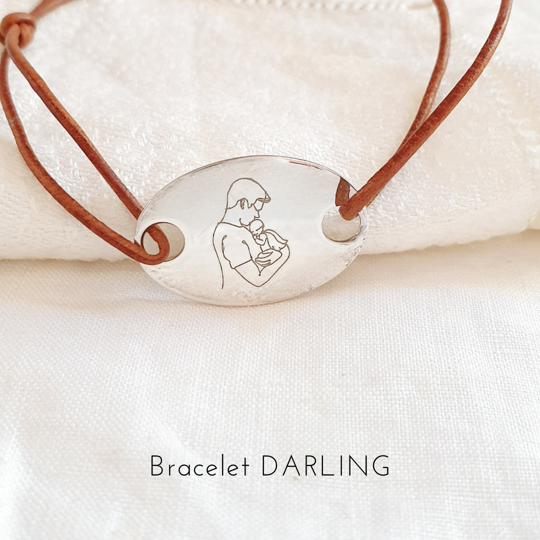 bracelet souvenir homme deuil bebe papange