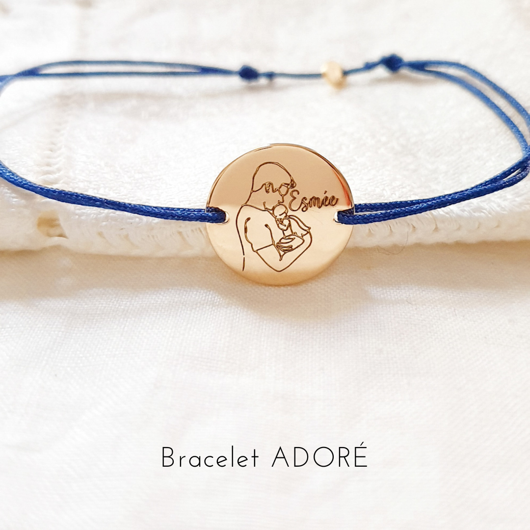 bracelet homme deuil bebe papange