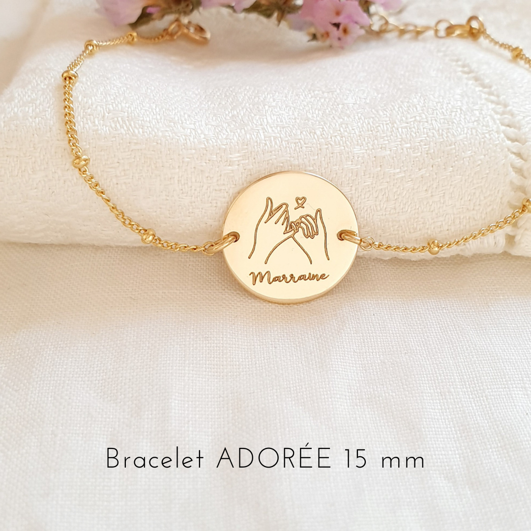 bracelet marraine personnalise