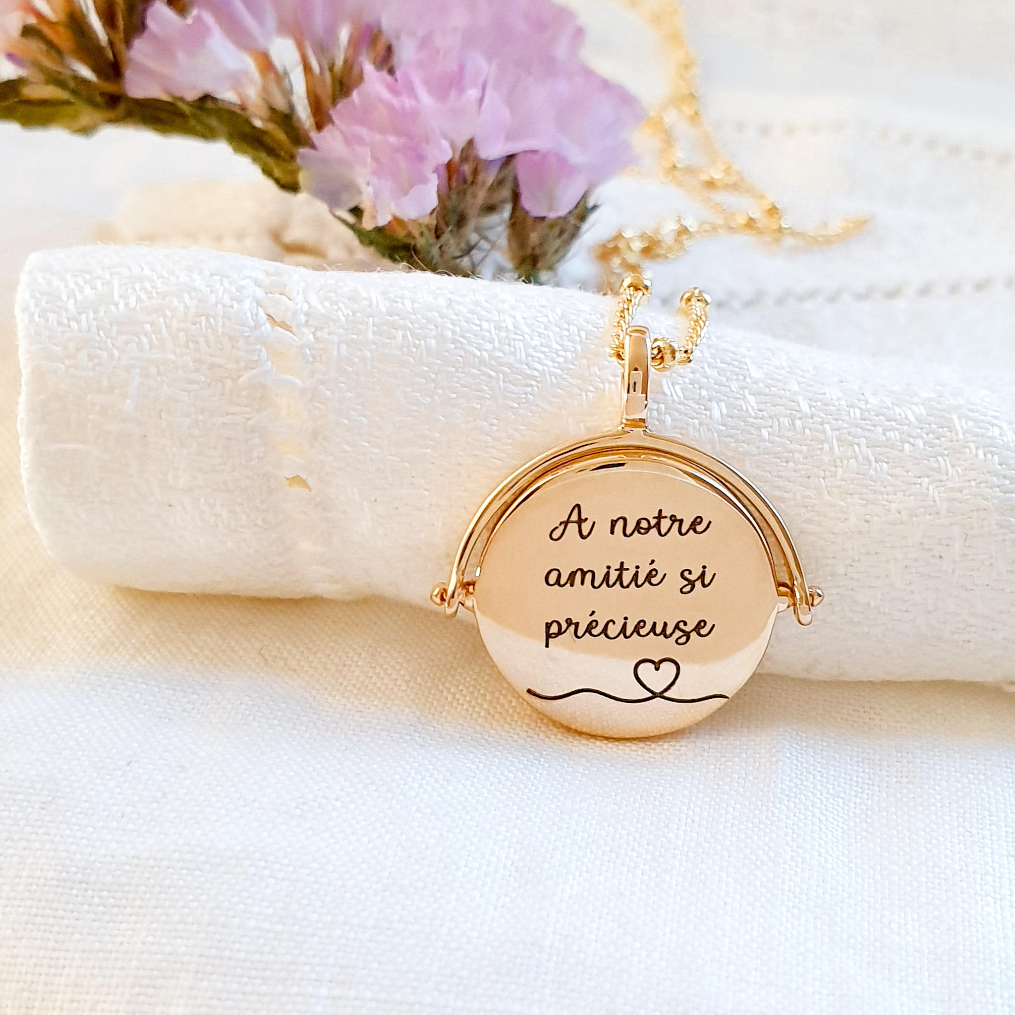 collier amitie cadeau amie personnalise