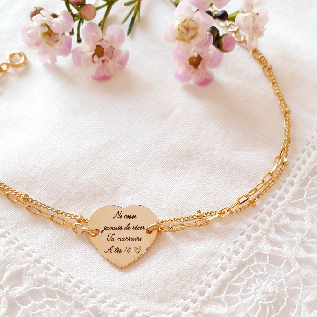 bijou cadeau filleule personnalise