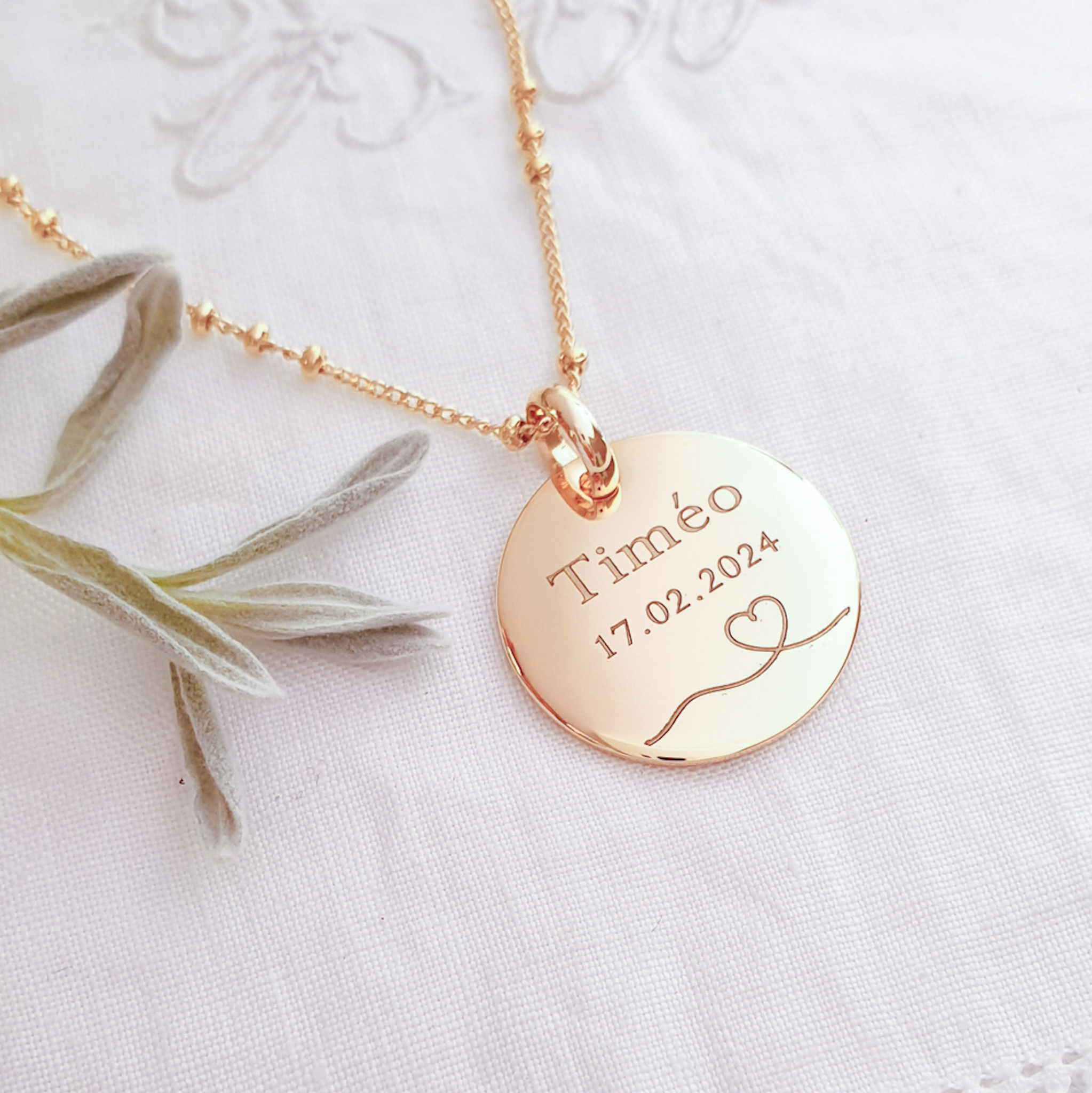 collier naissance cadeau pour maman