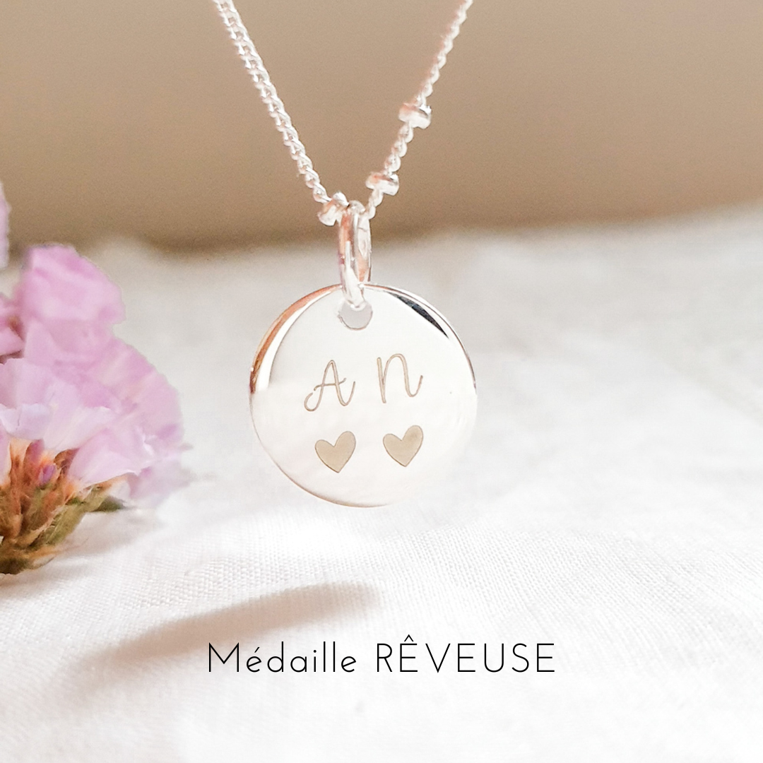 medaille personnalisee prenom pour maman