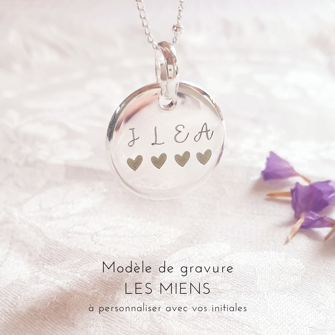 bijou personnalise femme famille initiales