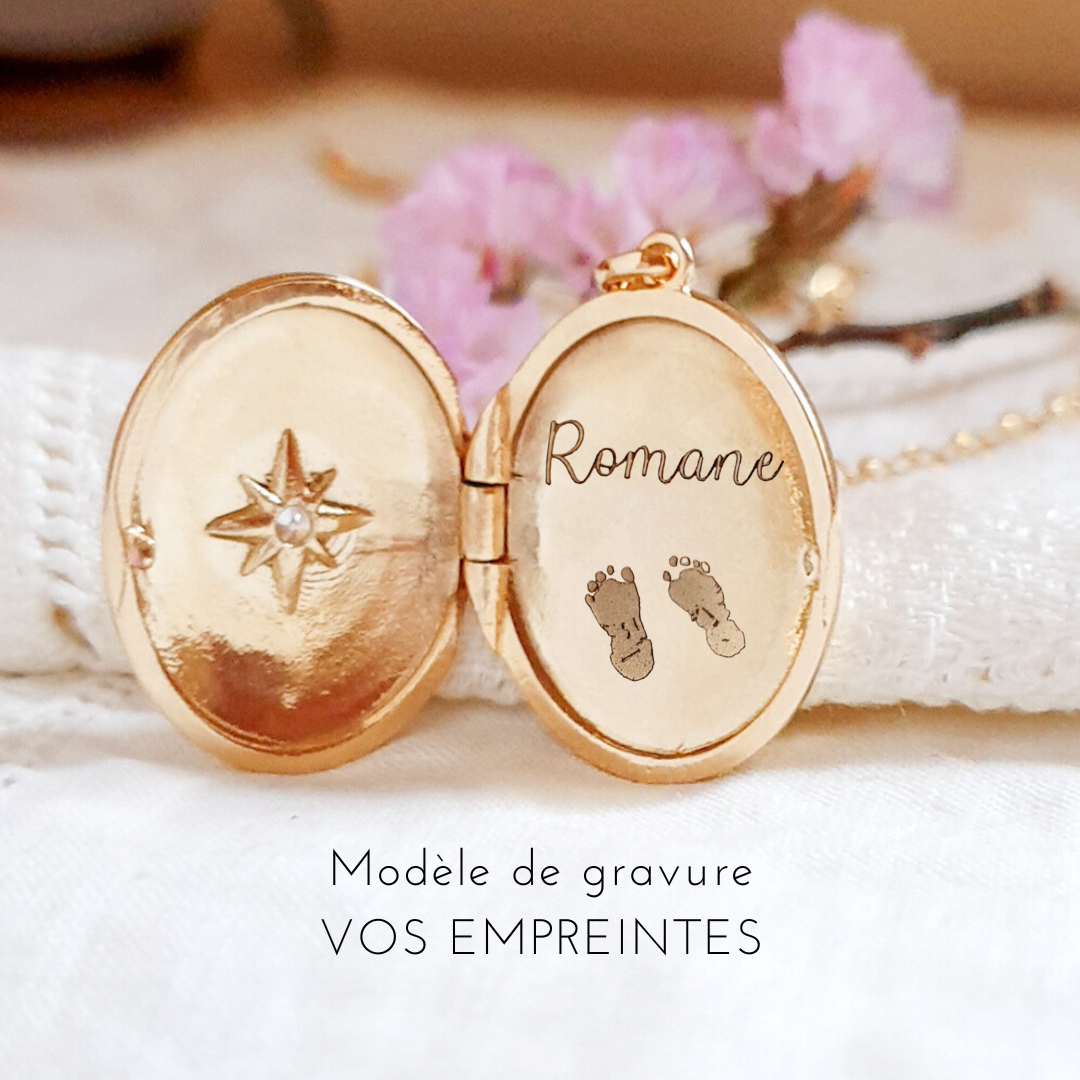 bijou avec empreinte