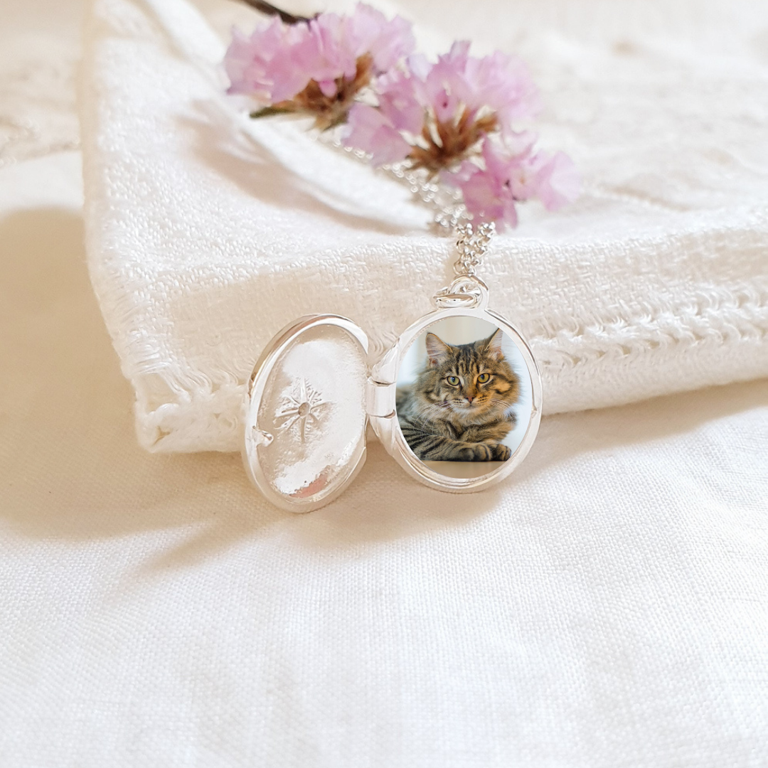 collier personnalise avec photo chat