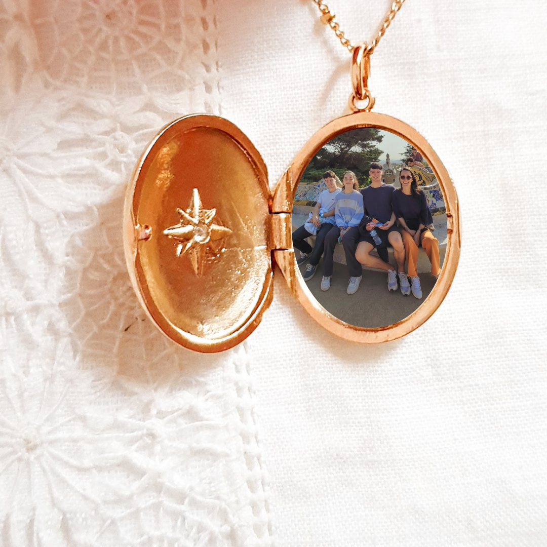 collier medaillon personnalise avec photo