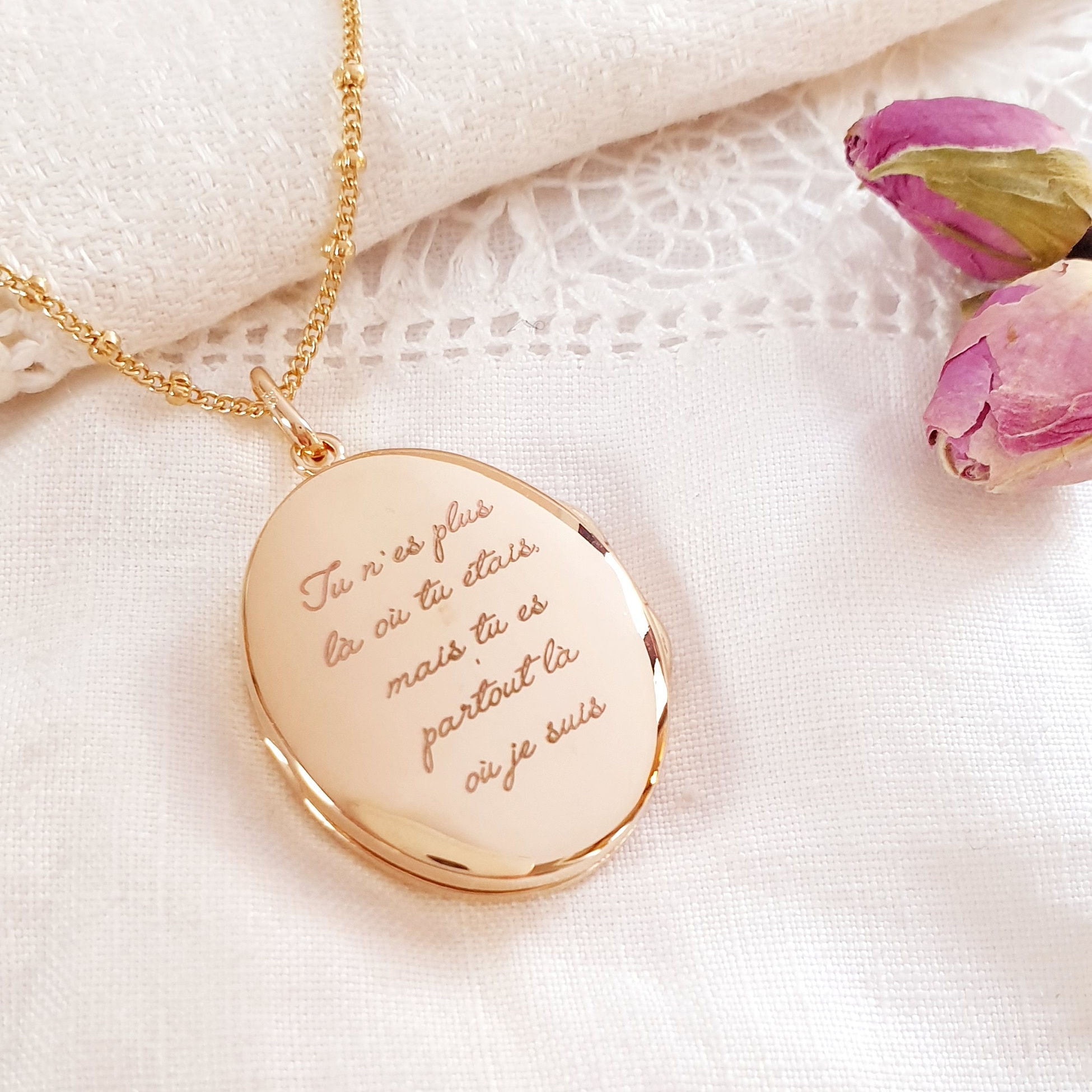 collier personnalise deuil