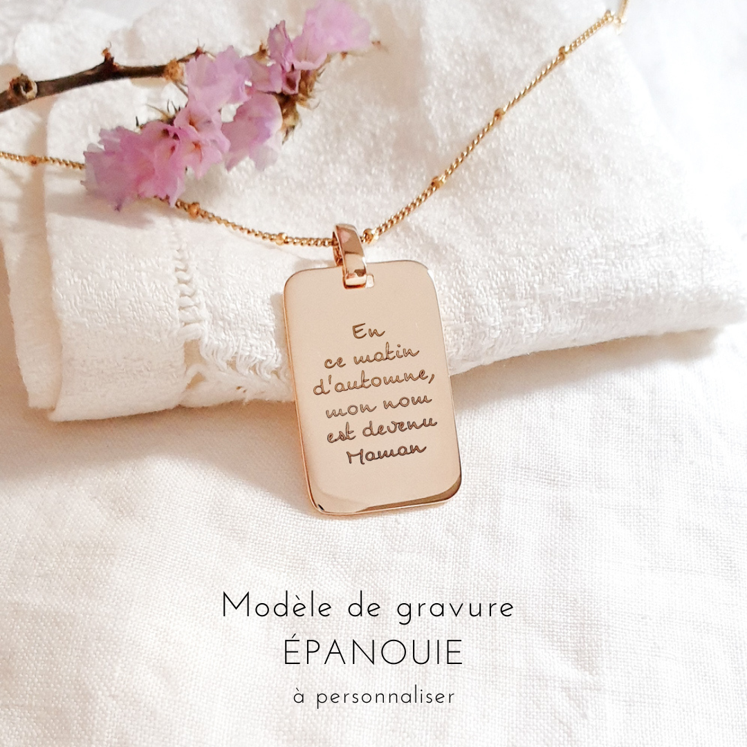 collier personnalise femme maman naissance