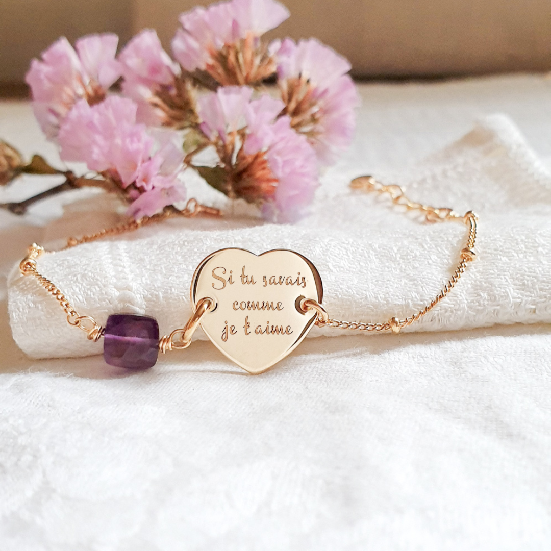 bracelet personnalise pour femme cadeau maman
