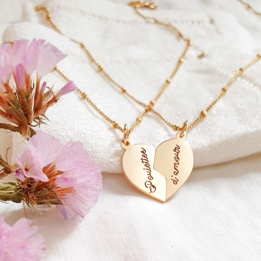 collier bff personnalise pour 2