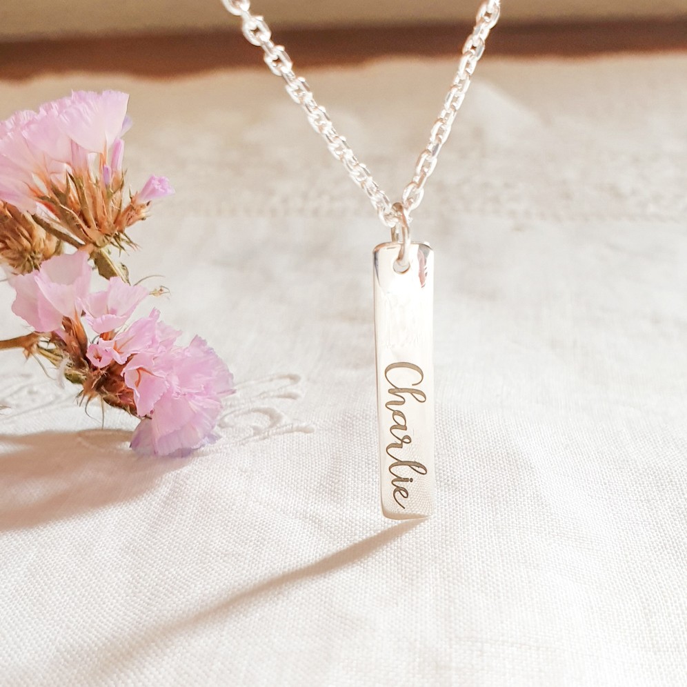 collier prenom pour homme