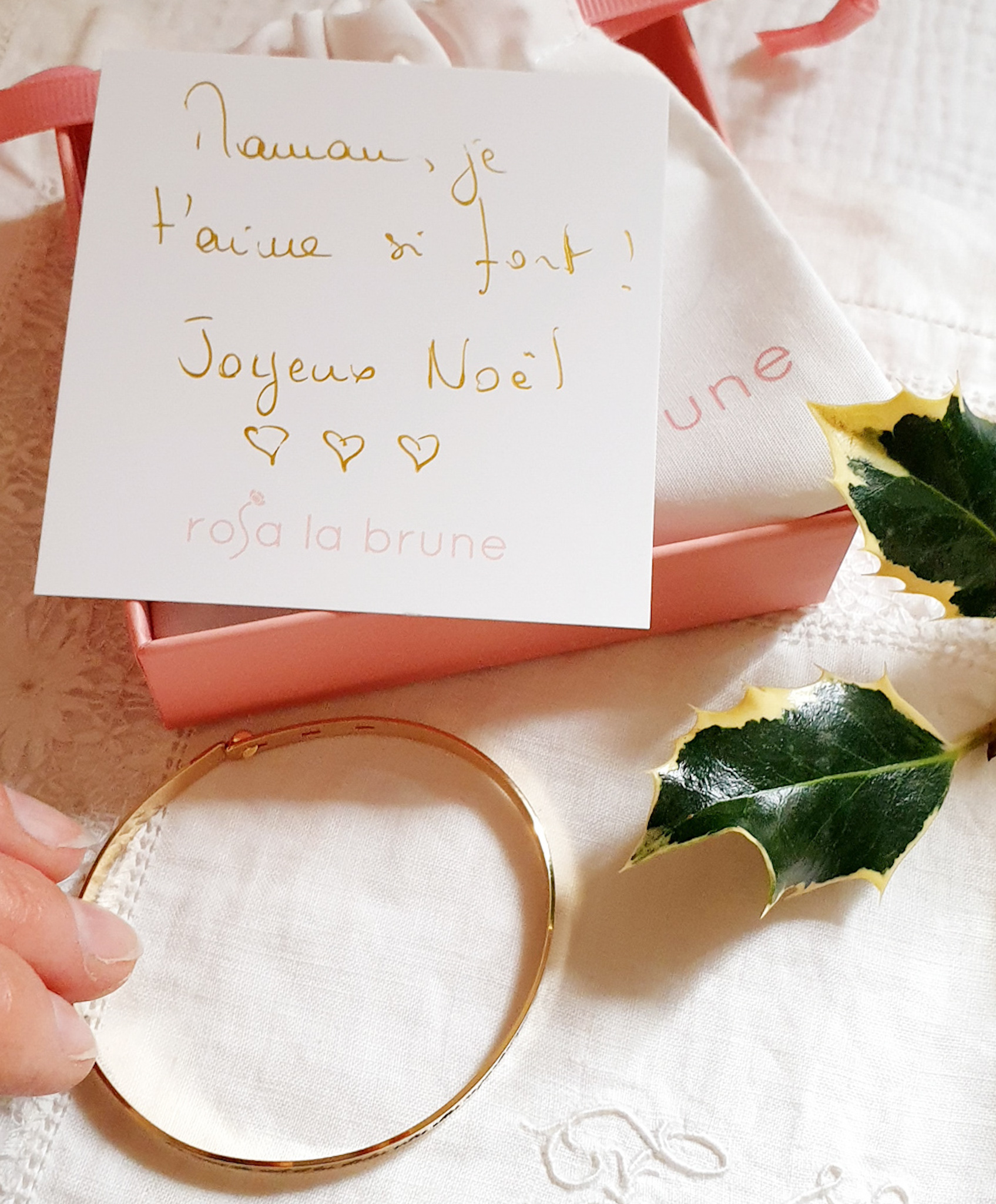 cadeau noel pour maman bijou grave
