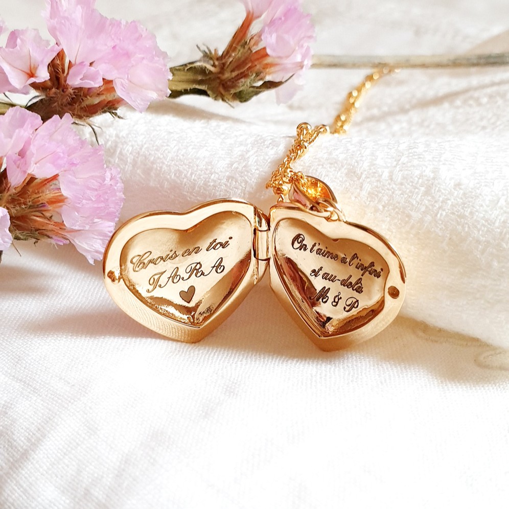 bijou coeur cadeau personnalise
