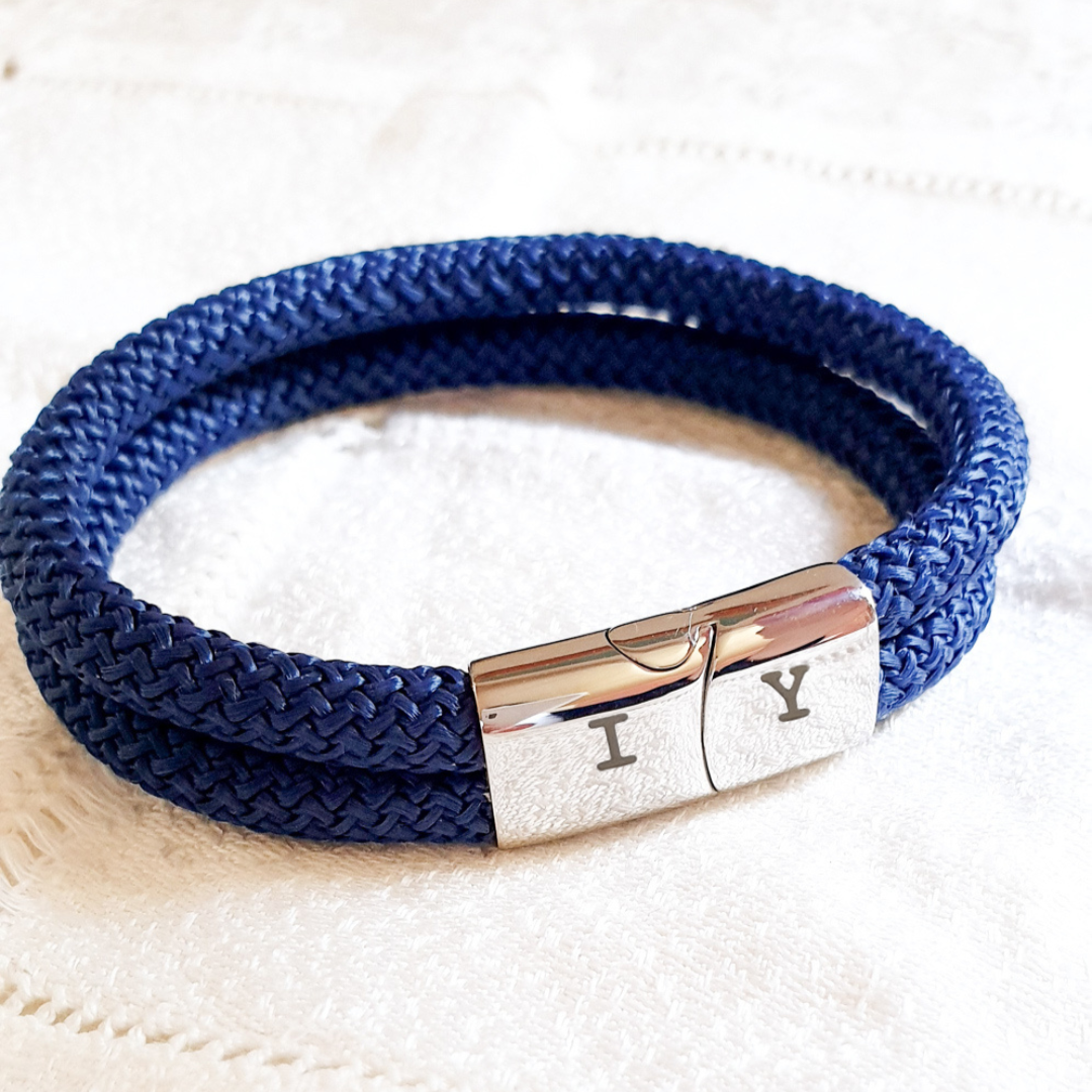 bracelet initiales homme personnalise amour