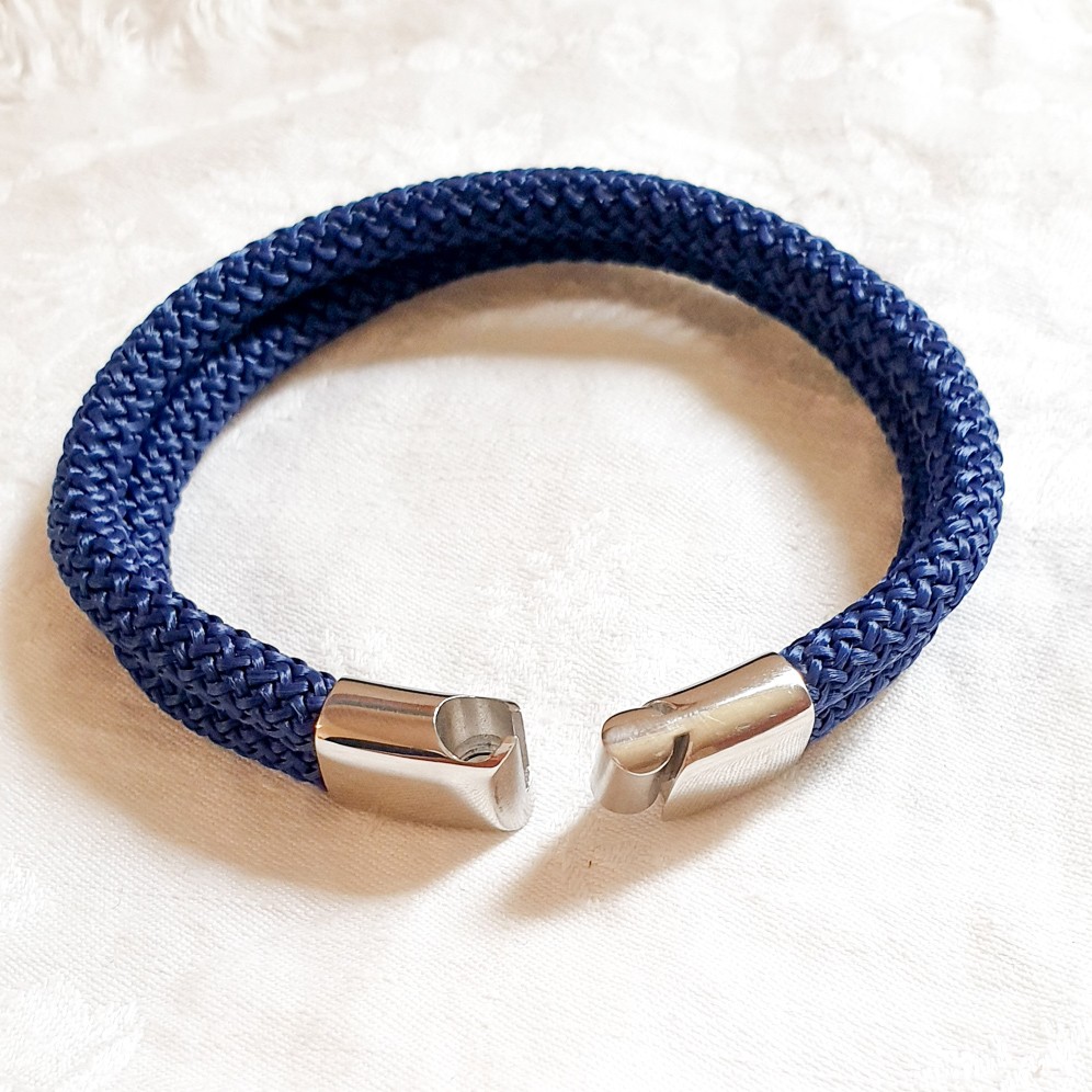 bracelet homme fermoir acier