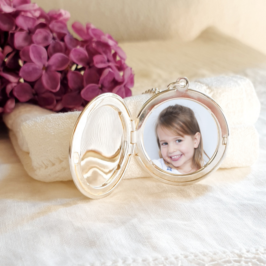 bijou photo souvenir en argent