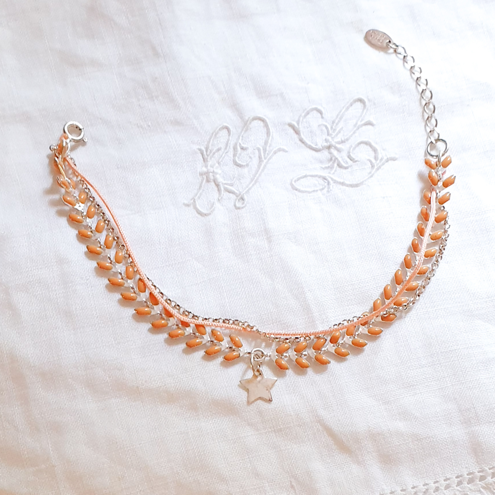 bracelet argent moutarde avec etoile petits prix