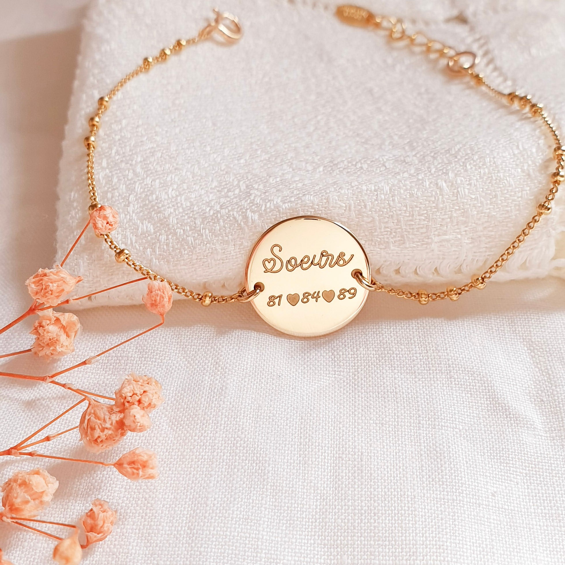 bracelet idees cadeaux bijou pour ma soeur date naissance