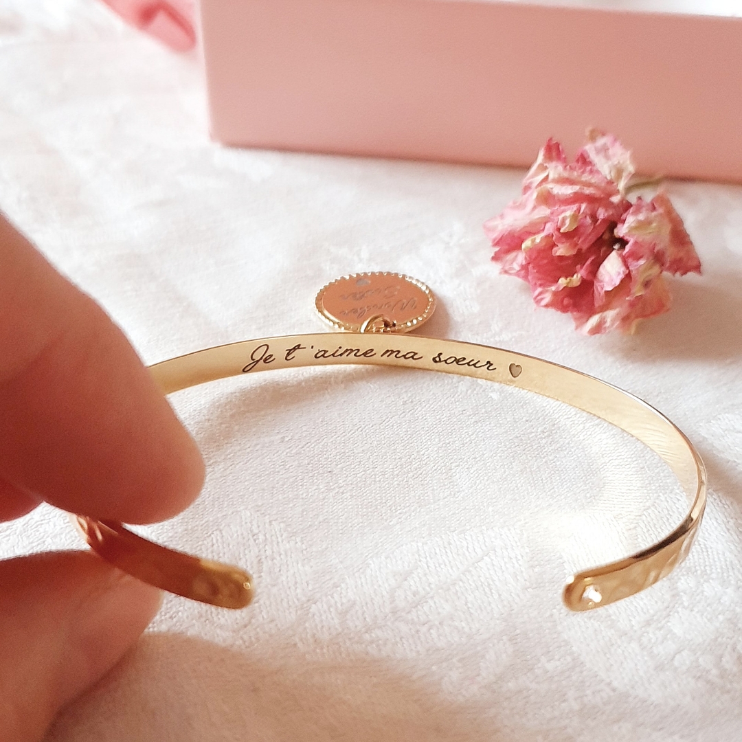 idee cadeau soeur bracelet jonc