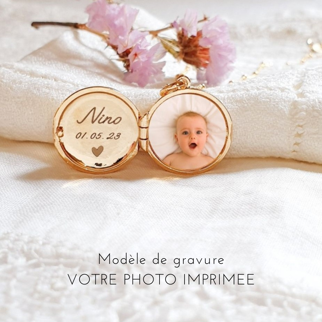 medaillon personnalisable cadeau maman