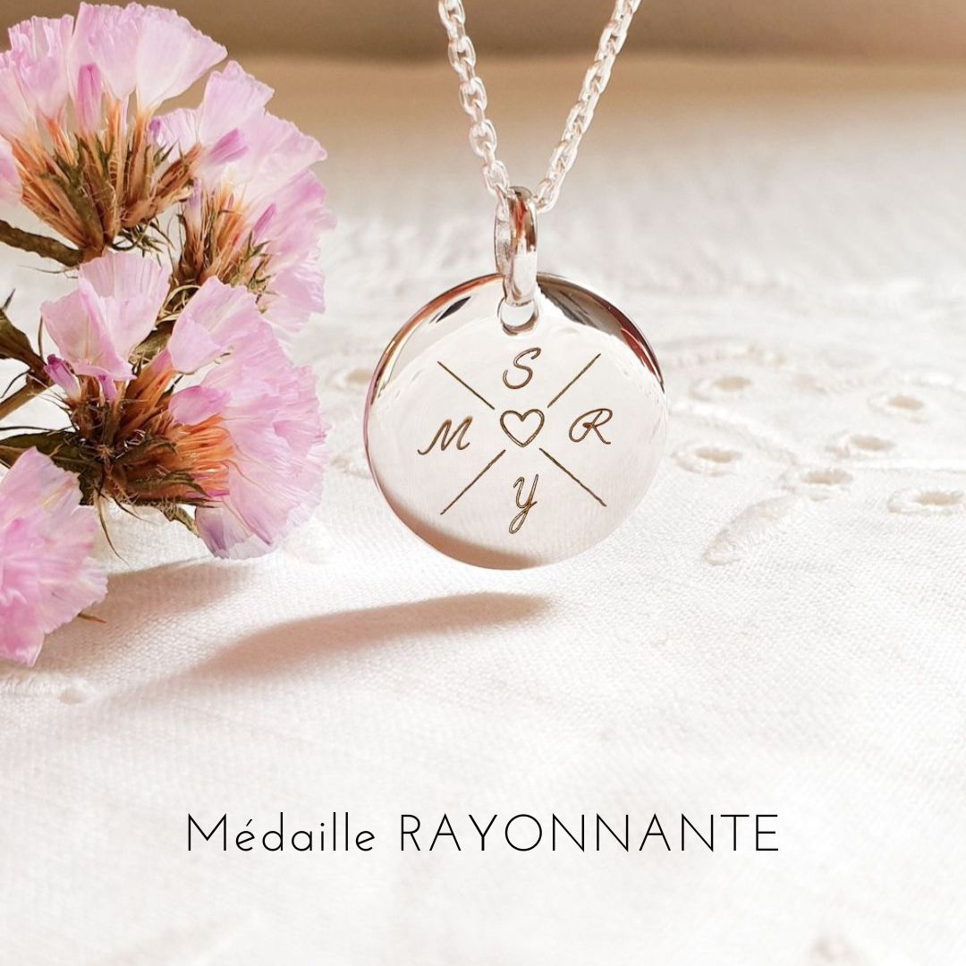 coeur pendentif oersonnalisable idées cadeau femme