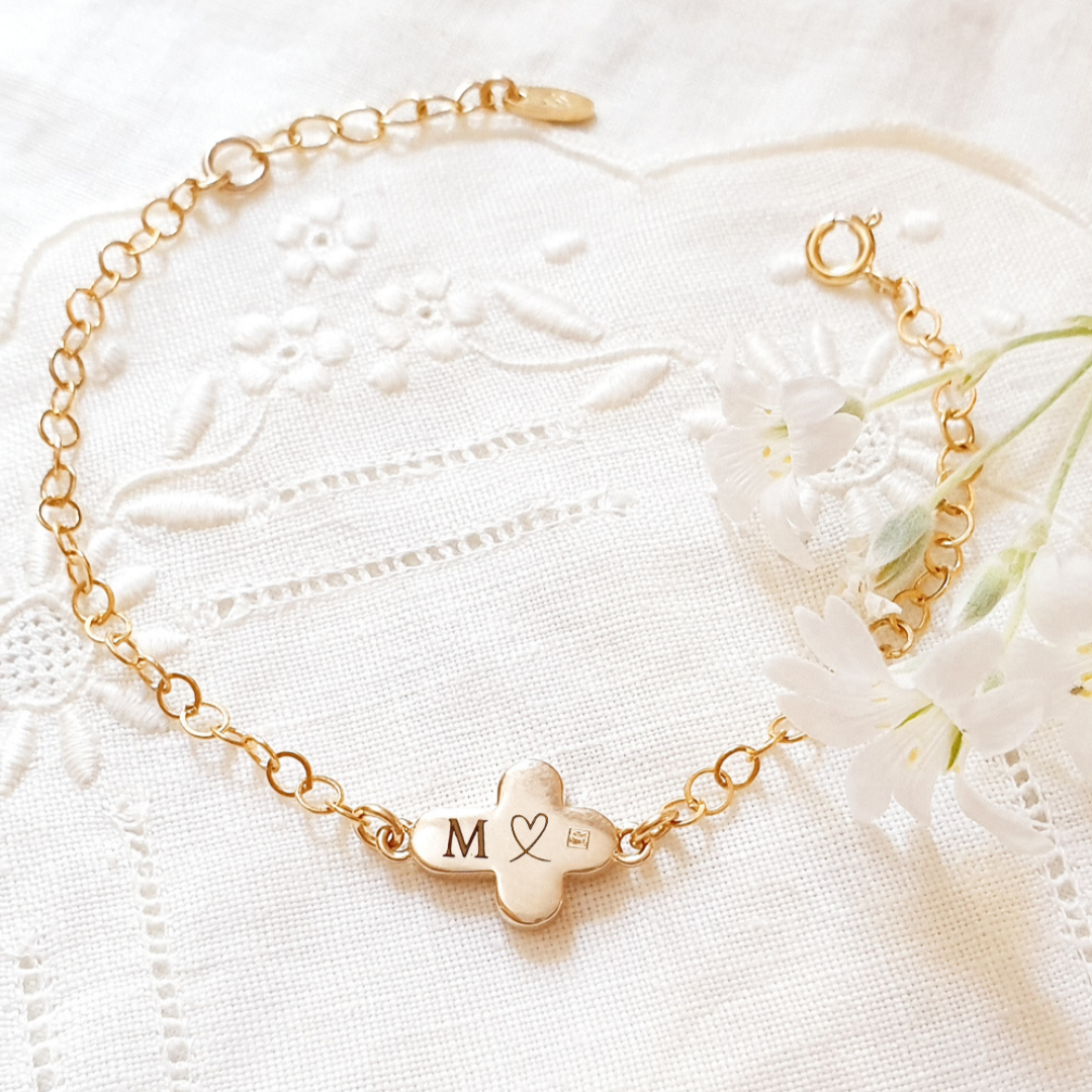 bracelet croix femme