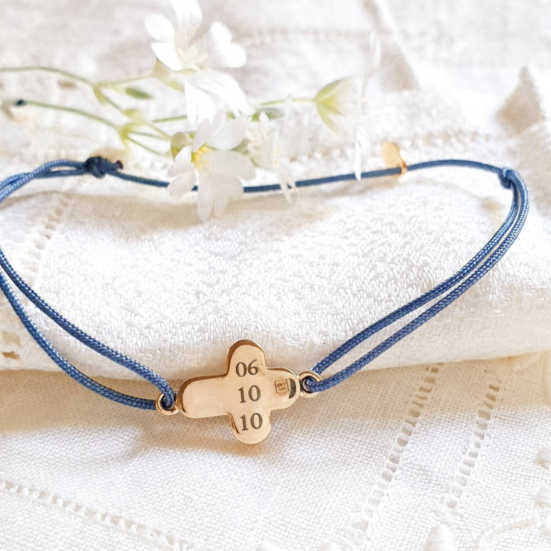 bijou communion croix personnalisé